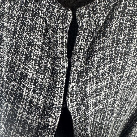 J. Jill NWOT Wearever Collection Blazer Cardigan S Black/White Preppy Office - Picture 5 of 7